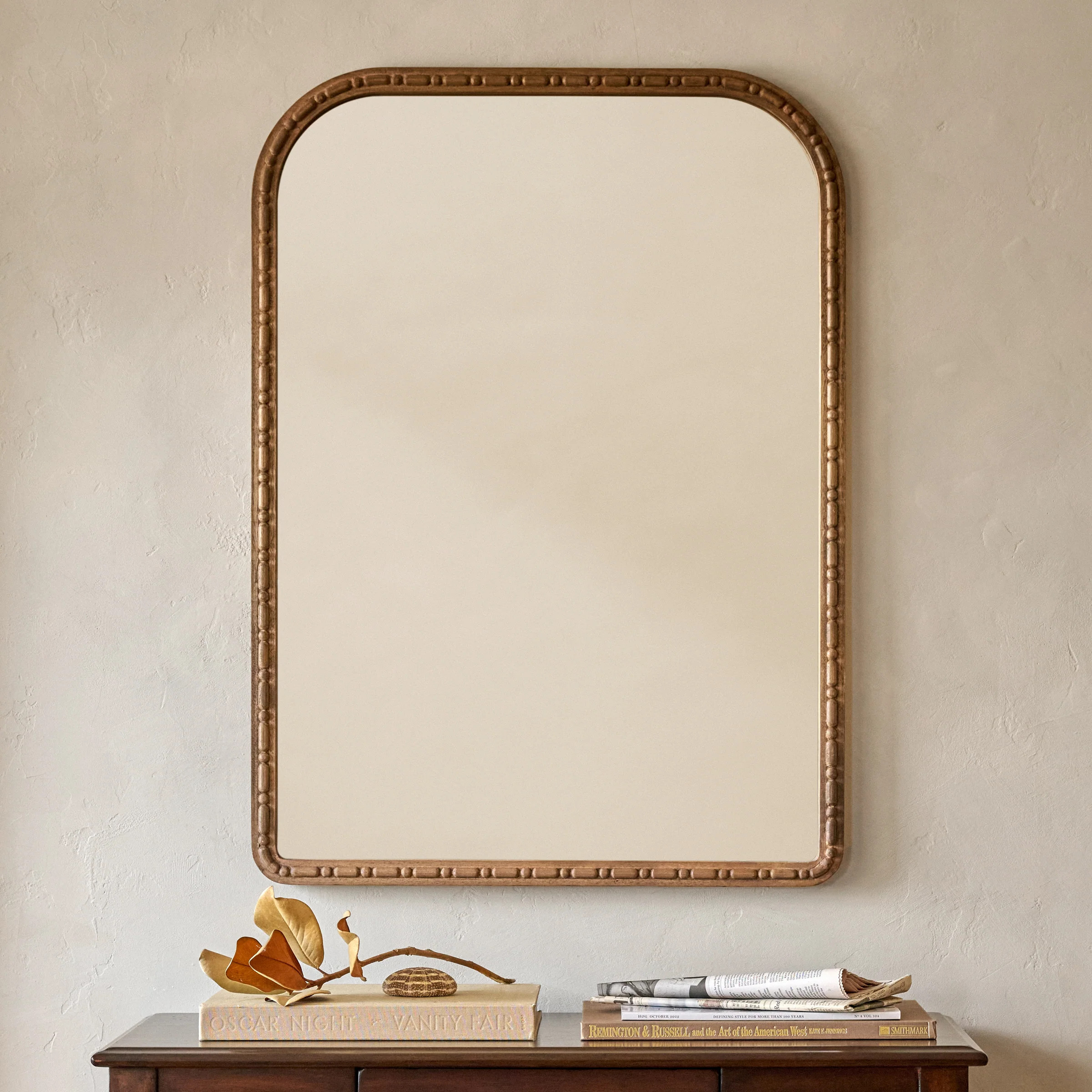 Nicolette Arched Wood Mirror | Magnolia