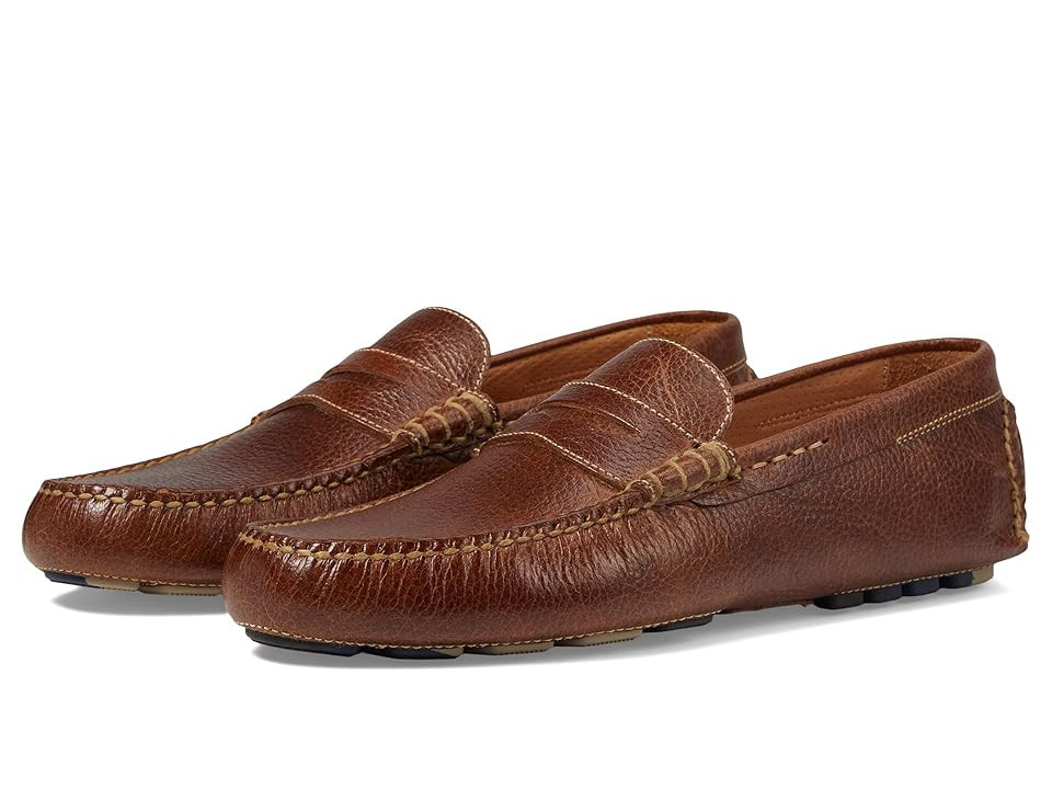 Martin Dingman Monte Carlo Penny Driving Style Loafer (Oak) Men's Shoes | Zappos