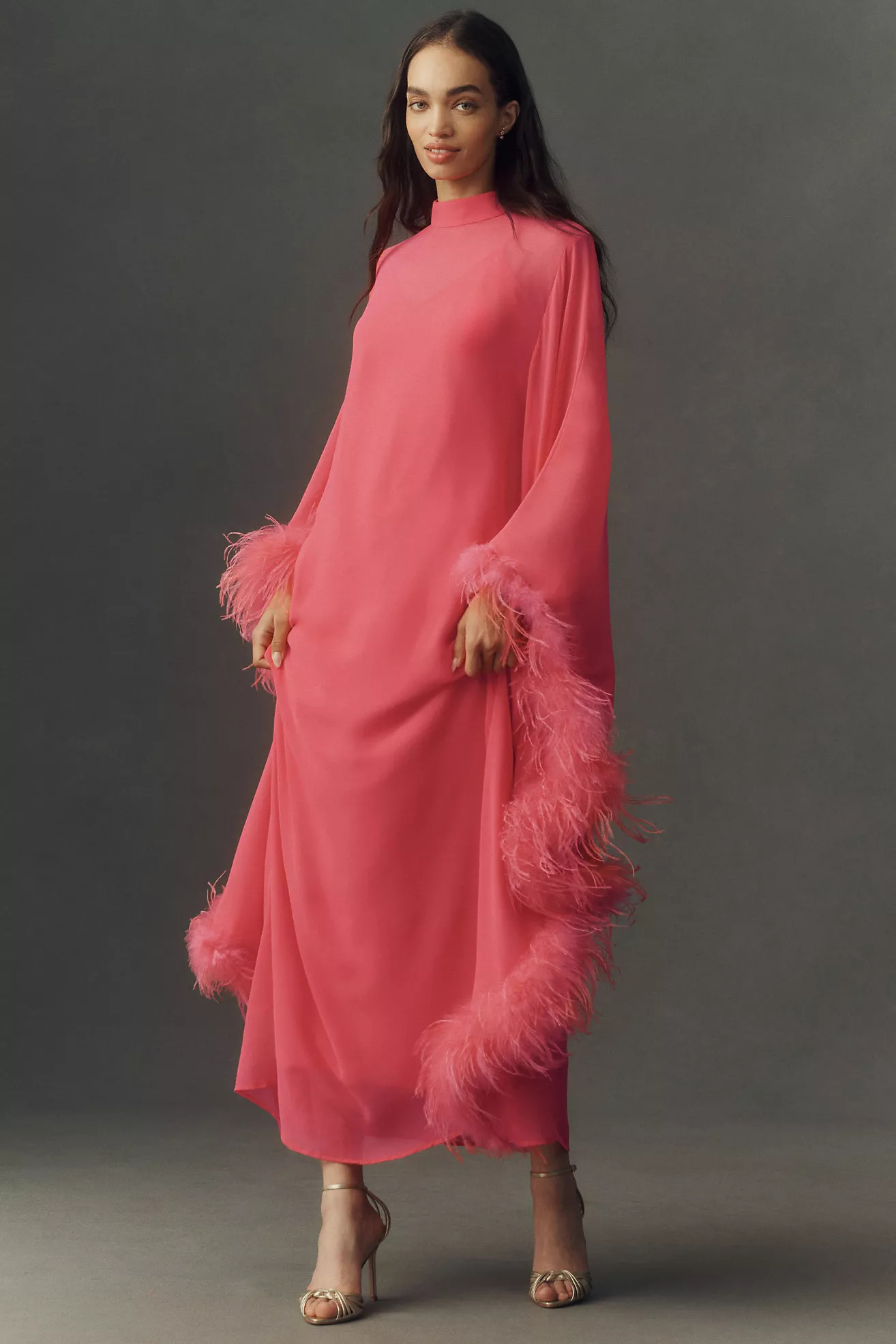 Hutch Feathered Kaftan | Anthropologie (US)