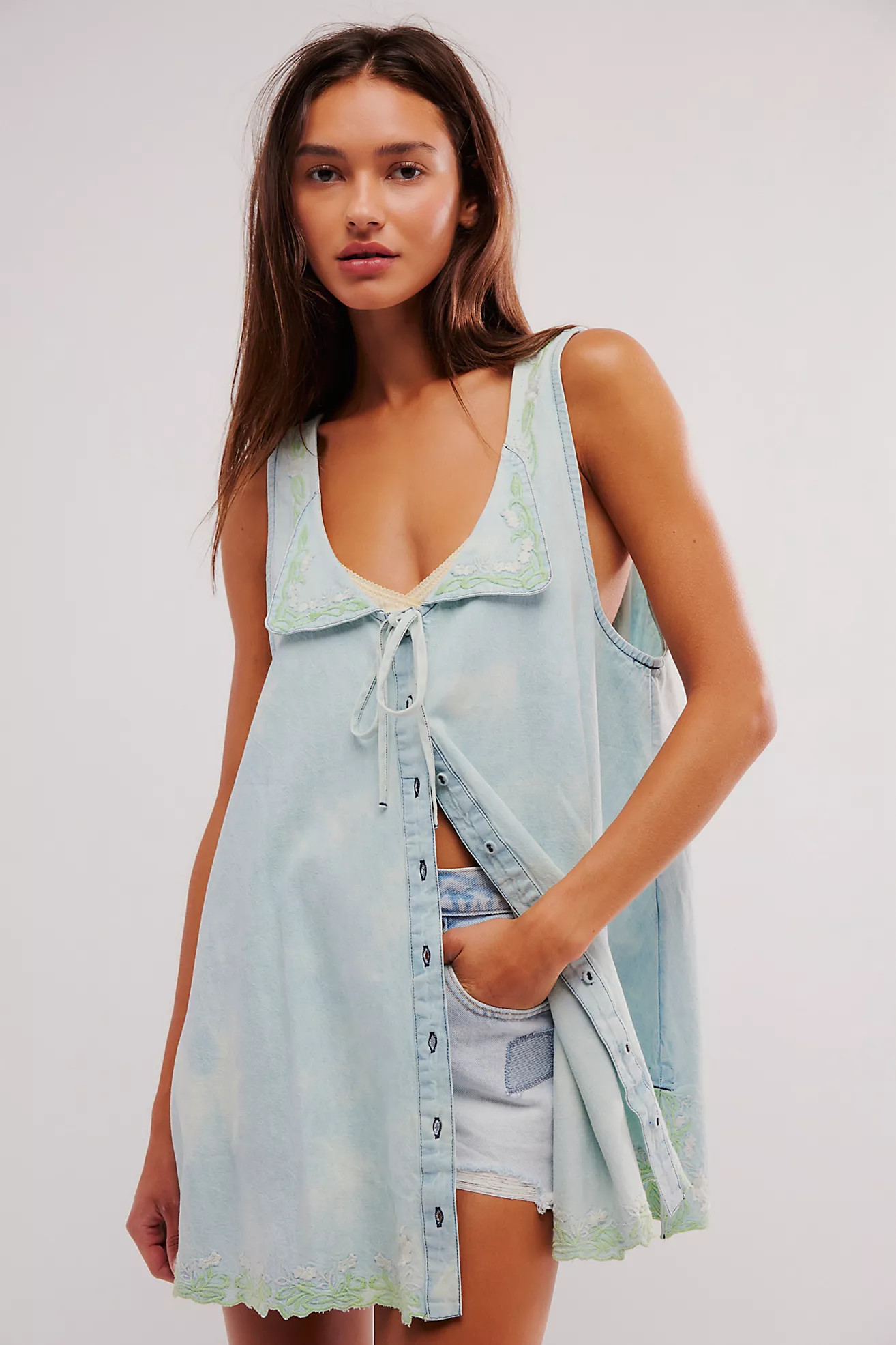 Zina Denim Tunic | Free People (Global - UK&FR Excluded)