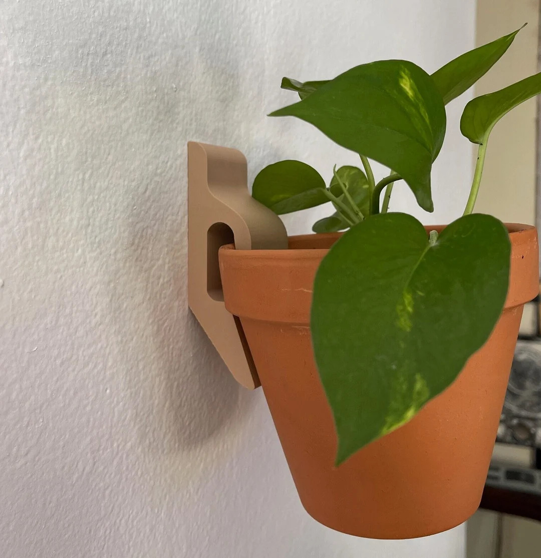 Terracotta Pot Wall Mount Plant Holder - Etsy | Etsy (US)