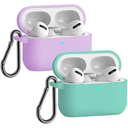 [2 Pack] SNBLK Designed for Airpods Pro Case Cover Silicone Protective Charging Case Skin with Keych | Amazon (US)