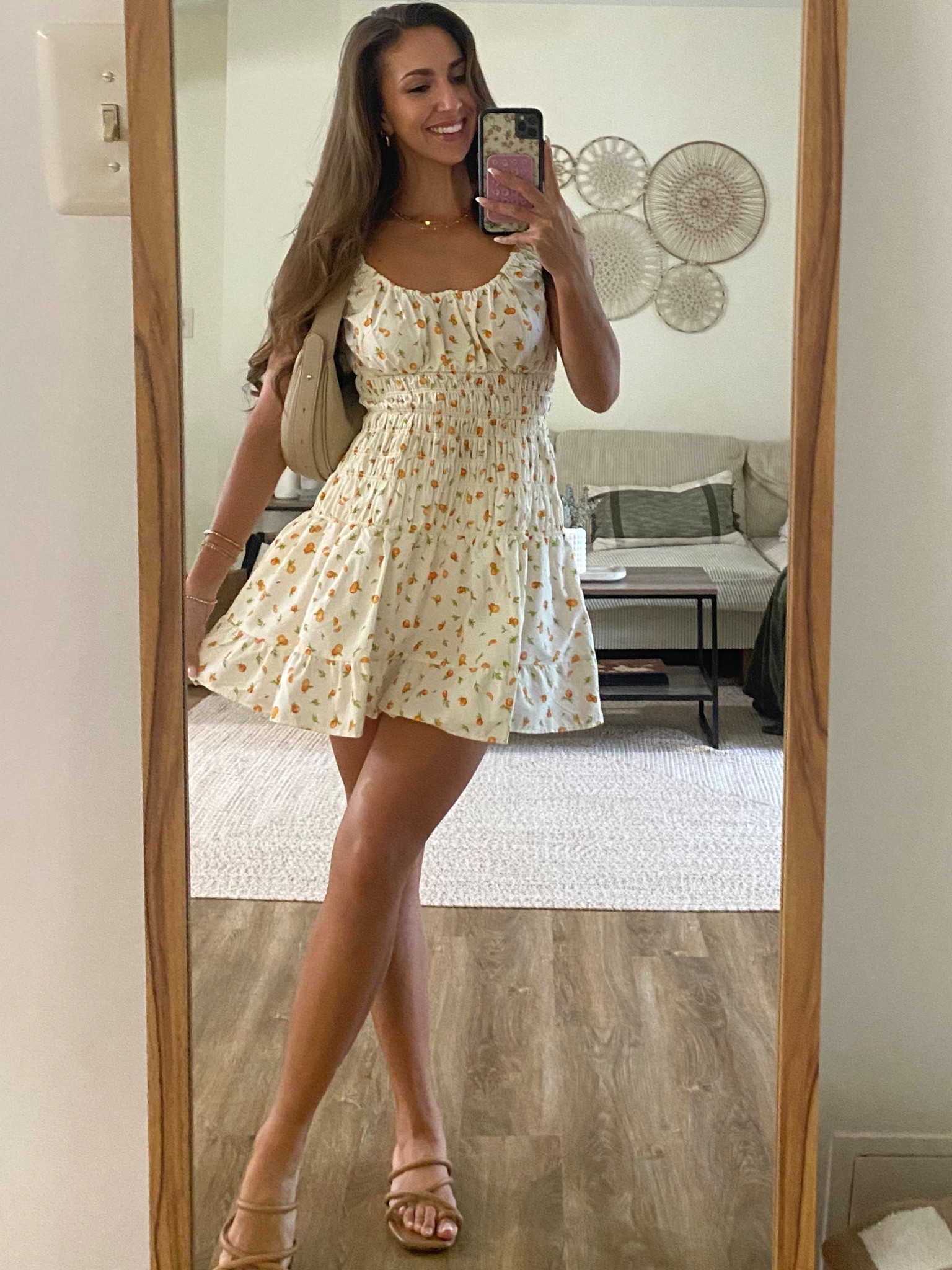 This orange slice sundress is adorable from H&M 🍊 Perfect for summer! I’m wearing an xs 

#LTKStyleTip #LTKSeasonal #LTKFindsUnder50