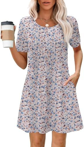 MixShe Summer Dresses for Women Casual Spring Midi Dress S-XXXL | Amazon (US)