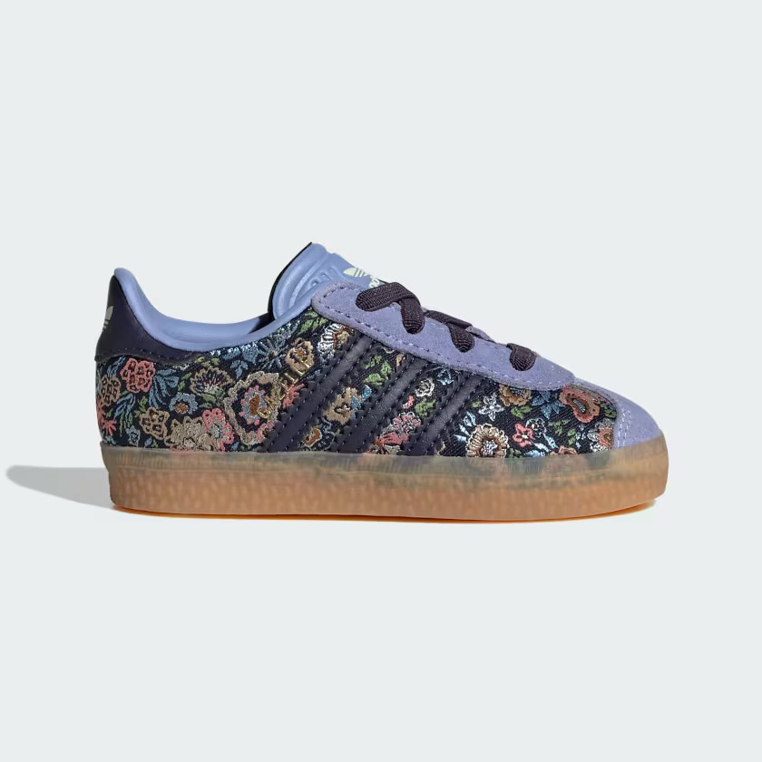 Gazelle x Liberty London Comfort Closure Elastic Lace Shoes Kids | adidas (US)