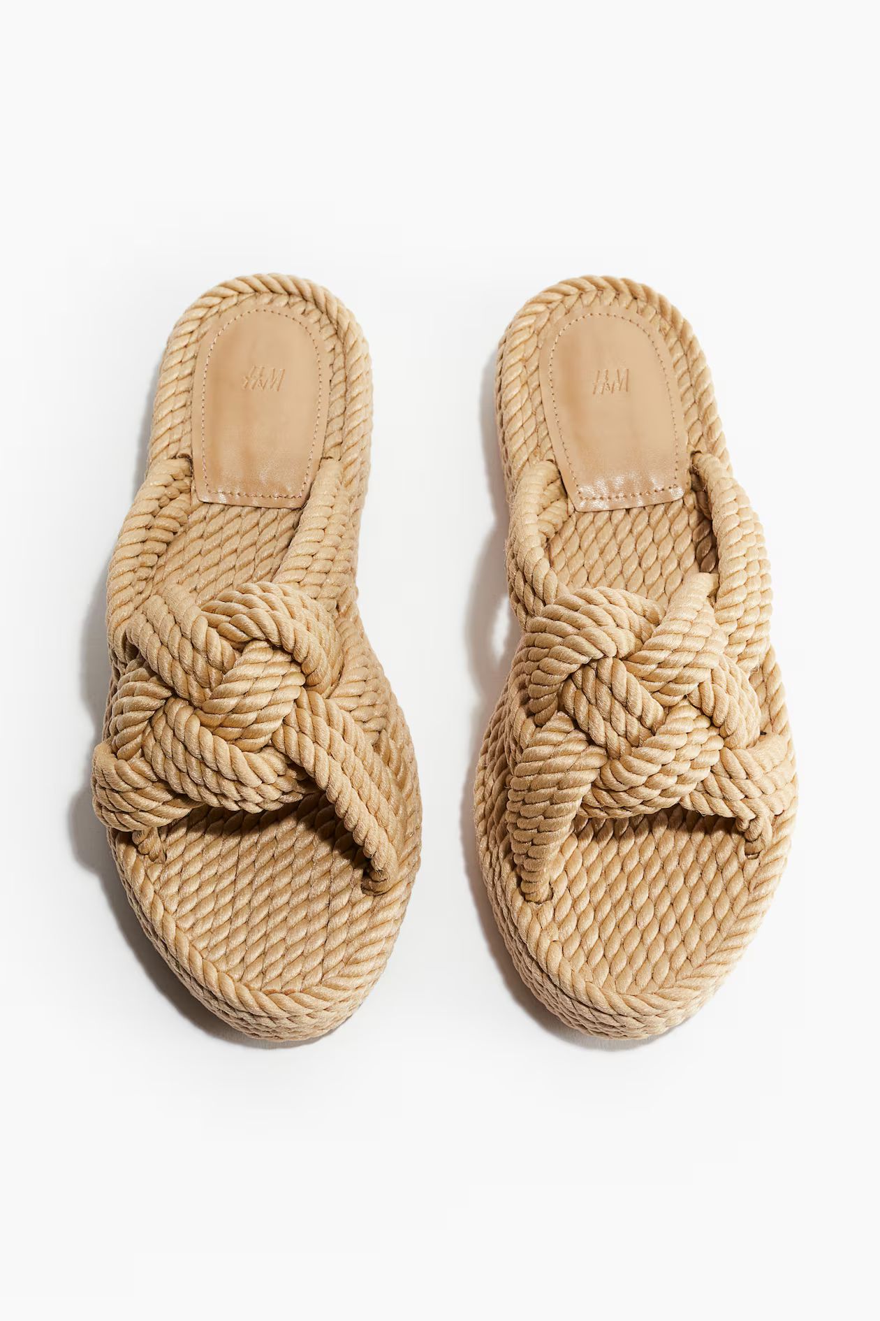 Slipper - Beige - Ladies | H&M AT | H&M (DE, AT, CH, NL, FI)