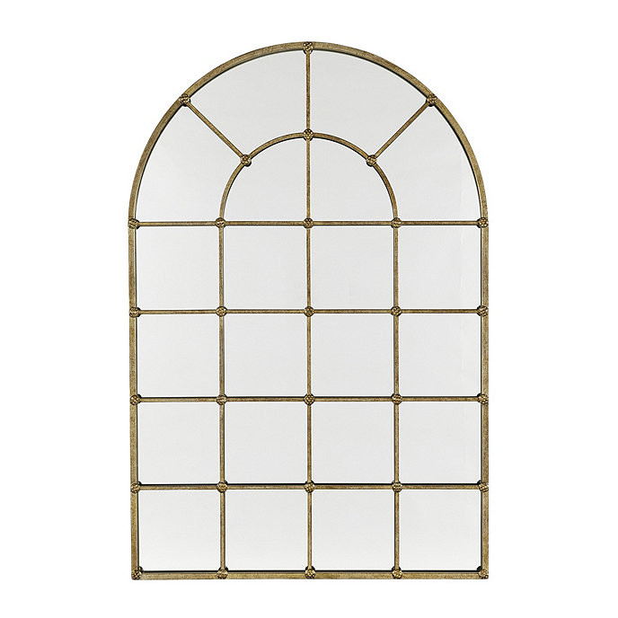 Grand Palais 54" Arched Window Pane Mirror | Ballard Designs, Inc.