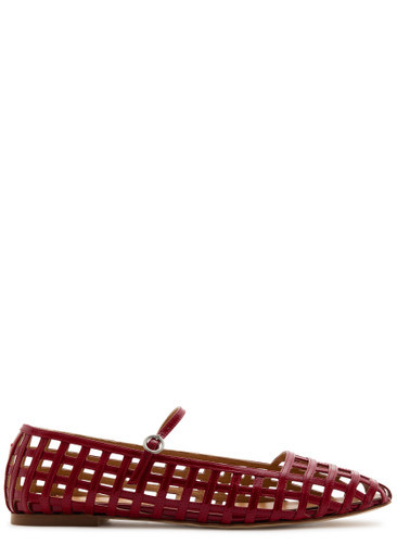 Uma caged patent leather flats | Harvey Nichols