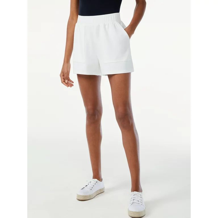 Scoop Women's Scuba Shorts - Walmart.com | Walmart (US)