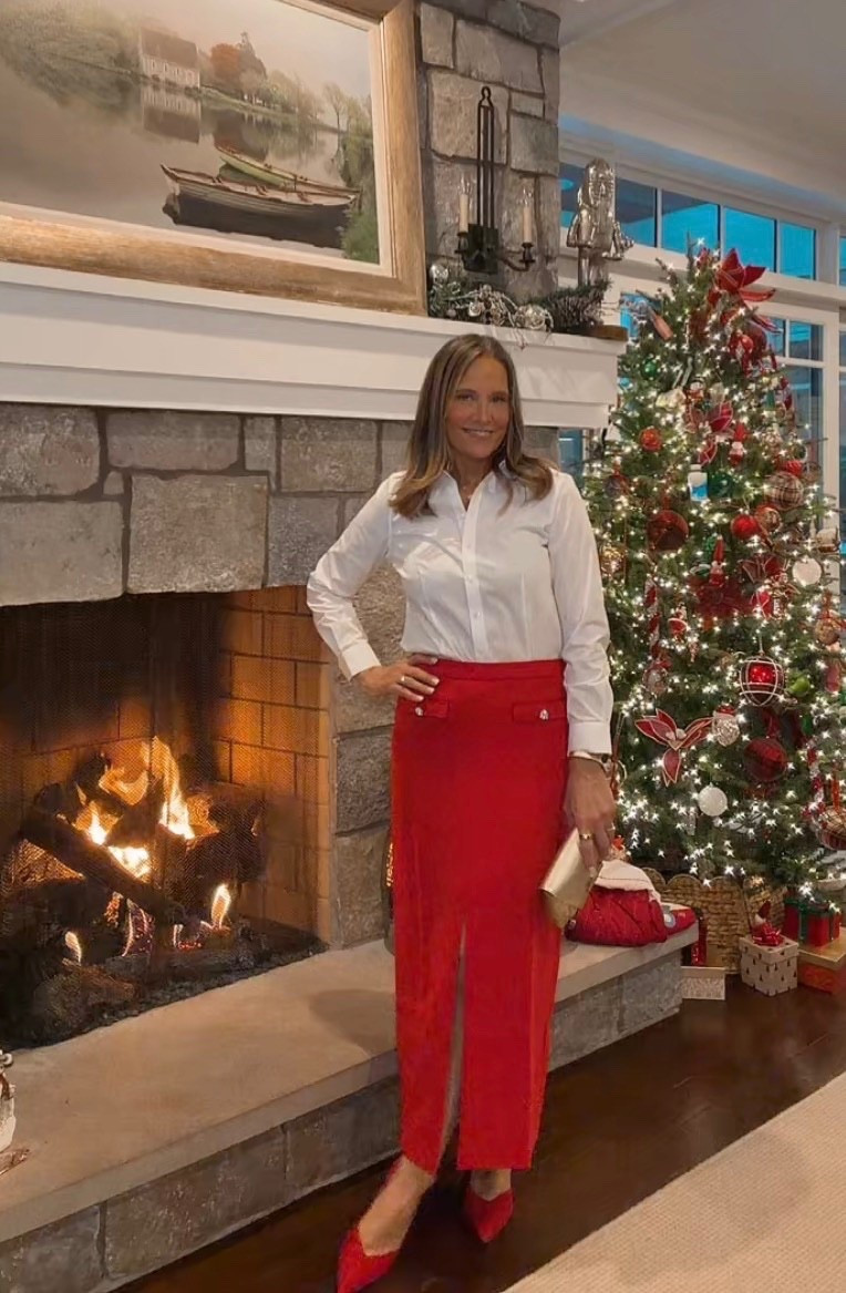 The perfect outfit for a holiday work party! One of our favorite finds is the non-iron white button down shirt from Talbots. We paired it with a bright red pencil skirt and heels to create this festive look! 

#LTKHoliday #LTKWorkwear #LTKSeasonal
