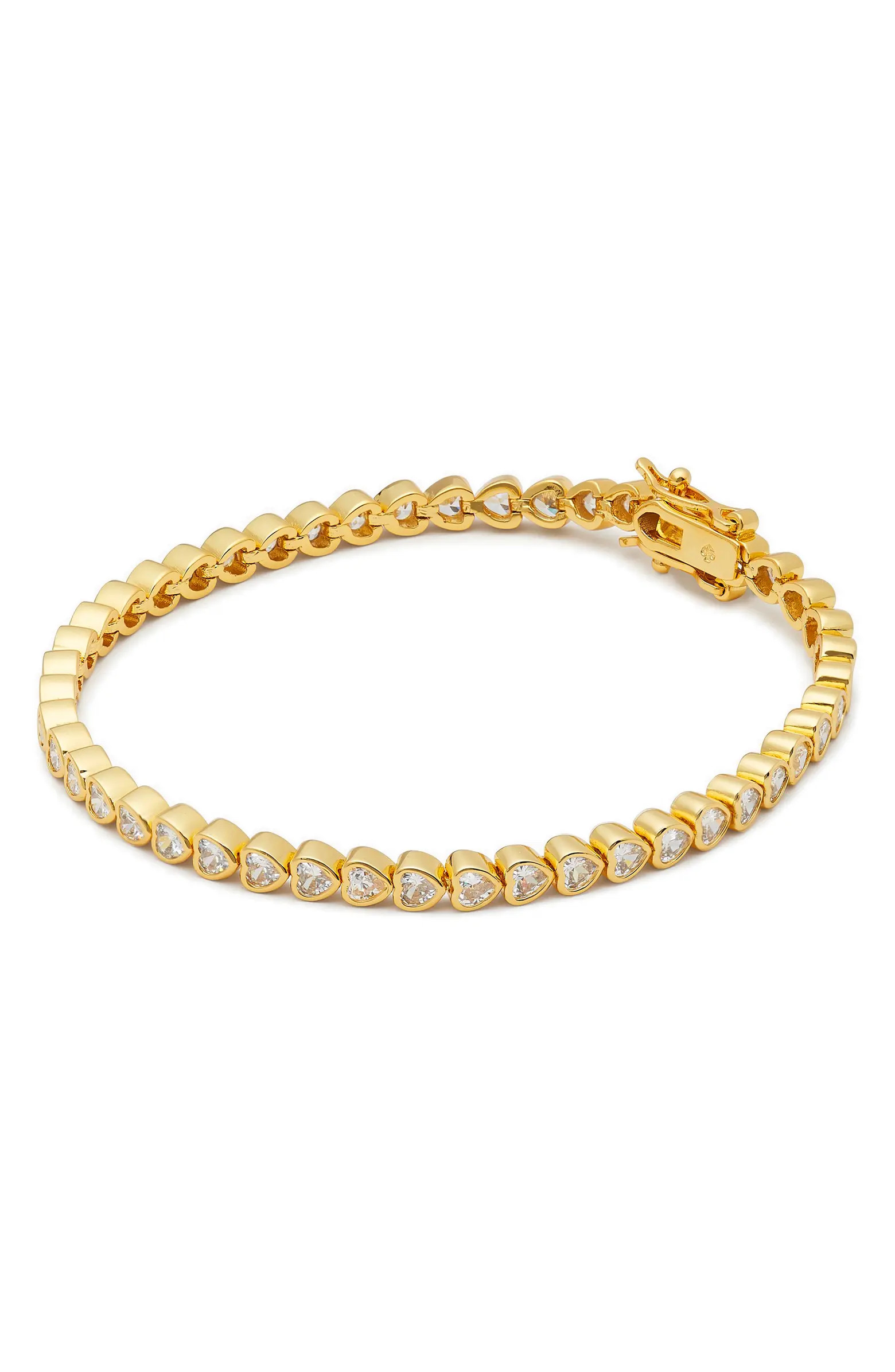 Kate Spade New York sweetheart delicate cubic zirconia tennis bracelet | Nordstrom | Nordstrom