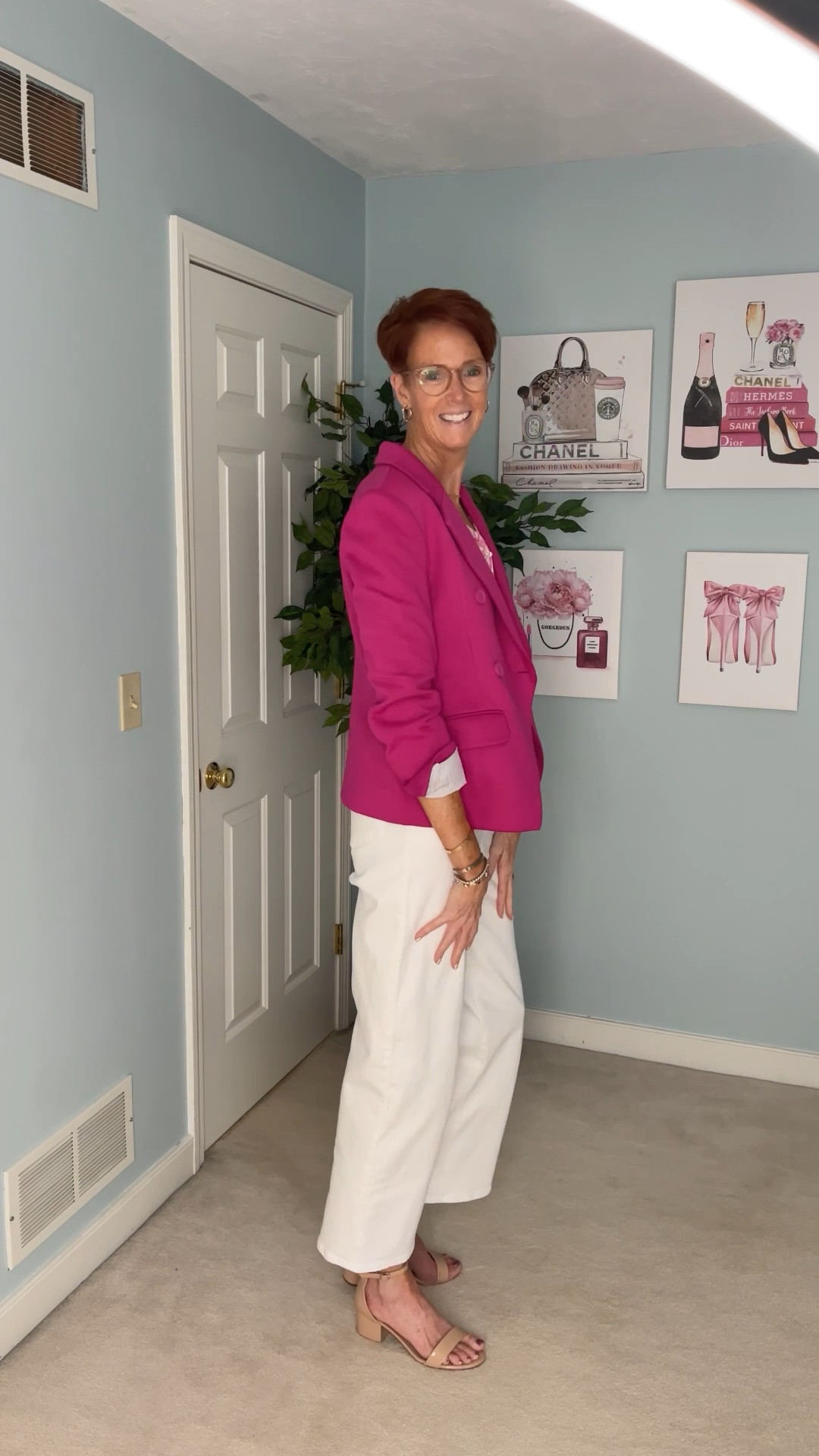 10 ways to wear white jeans
Pair them with an elevated bright pattern blouse and a bright blazer.

#LTKstyletip #LTKunder100 #LTKFind