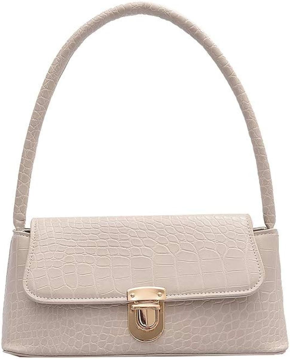 FONETTOS Retro Clutch Handbag, Small Shoulder Bag for Women 90s Classic Mini Purse Bag | Amazon (US)
