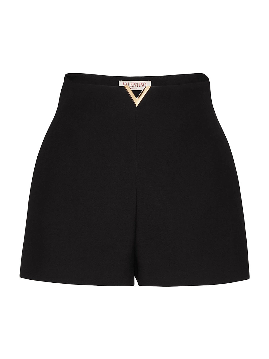 Women's Crepe Couture Shorts - Black - Size 0 | Saks Fifth Avenue