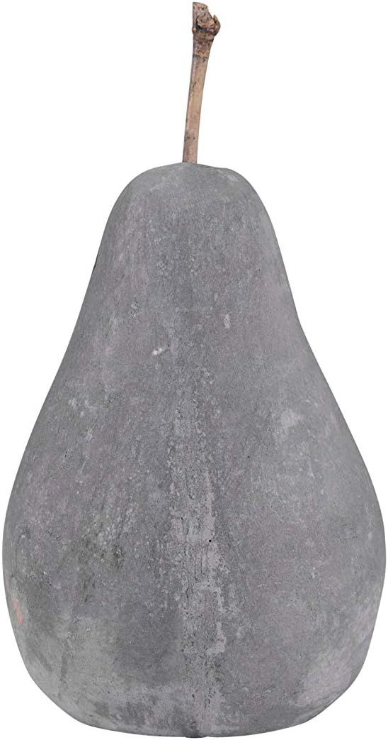 Creative Co-Op DA5981-1 Large Grey Cement Pear Decoration, 5" | Amazon (US)