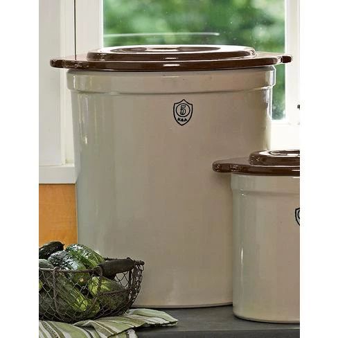 5-Gallon Stoneware Pickling Crock - Gardener's Supply Company | Target