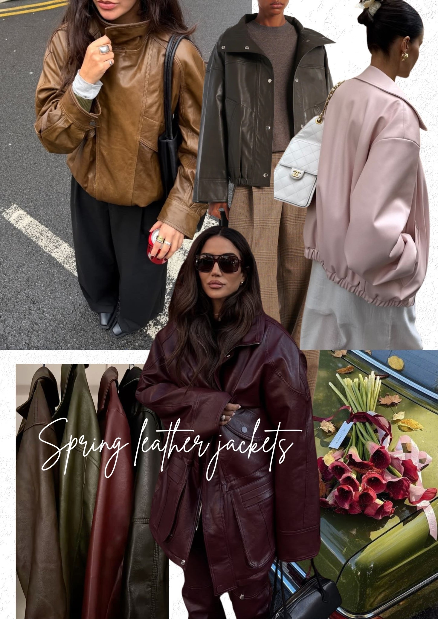 Spring leather jackets I’m loving right now. ✨

#LTKSeasonal #LTKootd