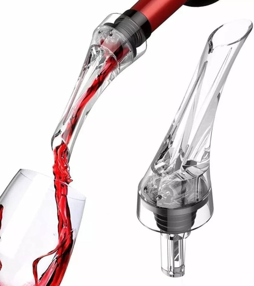 Skyway Wine Aerator Pourer Spout Premium Professional Quality Instant Aerating No Spill Drip Deca... | Amazon (US)