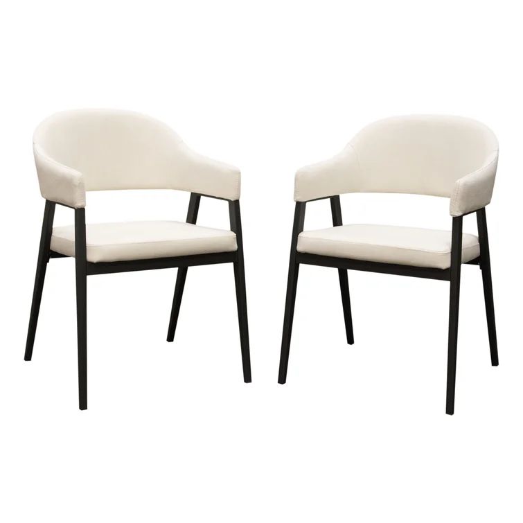 Adele Set Of Two Dining/Accent Chairs (Set of 2) | Wayfair Professional