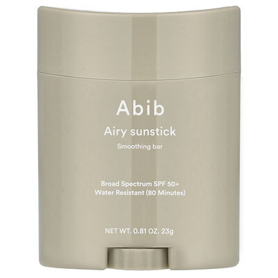 Abib, Airy Sunstick Smoothing Bar, SPF 50+, 0.81 oz (23 g) | iHerb
