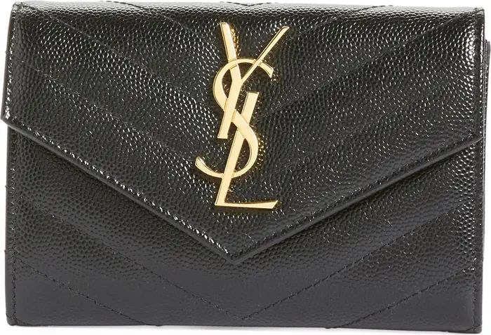 Saint Laurent 'Monogram' Quilted Leather French Wallet | Nordstrom | Nordstrom