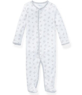 Ralph Lauren Baby Newborn-9 Months Long Sleeve Printed Footed Coverall | Dillard's | Dillard's