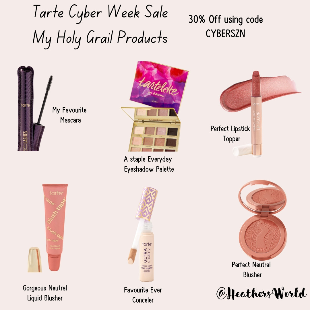 My holy Grail products from Tarte 

Shape Tape conceler is my go to alongside Lights, camera, flashes mascara

Save 30% with code CYBERSZN 

 #LTKCyberWeek #LTKbeauty #LTKmakeup