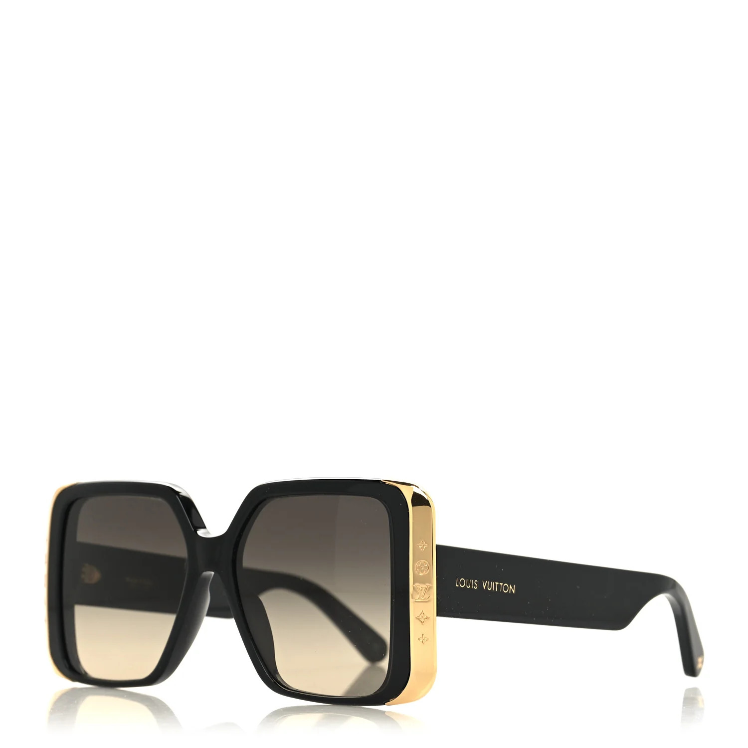 LOUIS VUITTON Acetate LV Moon Square Sunglasses Z1664W Black | FASHIONPHILE | FASHIONPHILE (US)
