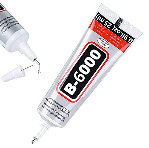 B6000 Jewelry Glue - Clear Rhinestone, Inlay & Pendant Adhesive - 25g Craft Adhesive with Precision Tip - Multifunctional Fabric Glue (25ML) | Amazon (US)