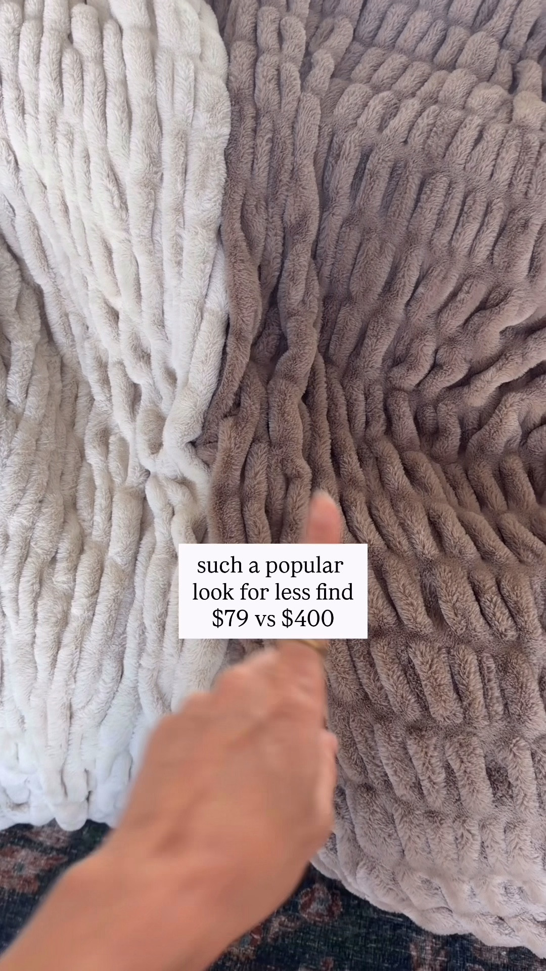 Designer dupe blanket

#LTKU #LTKHome #LTKSaleAlert