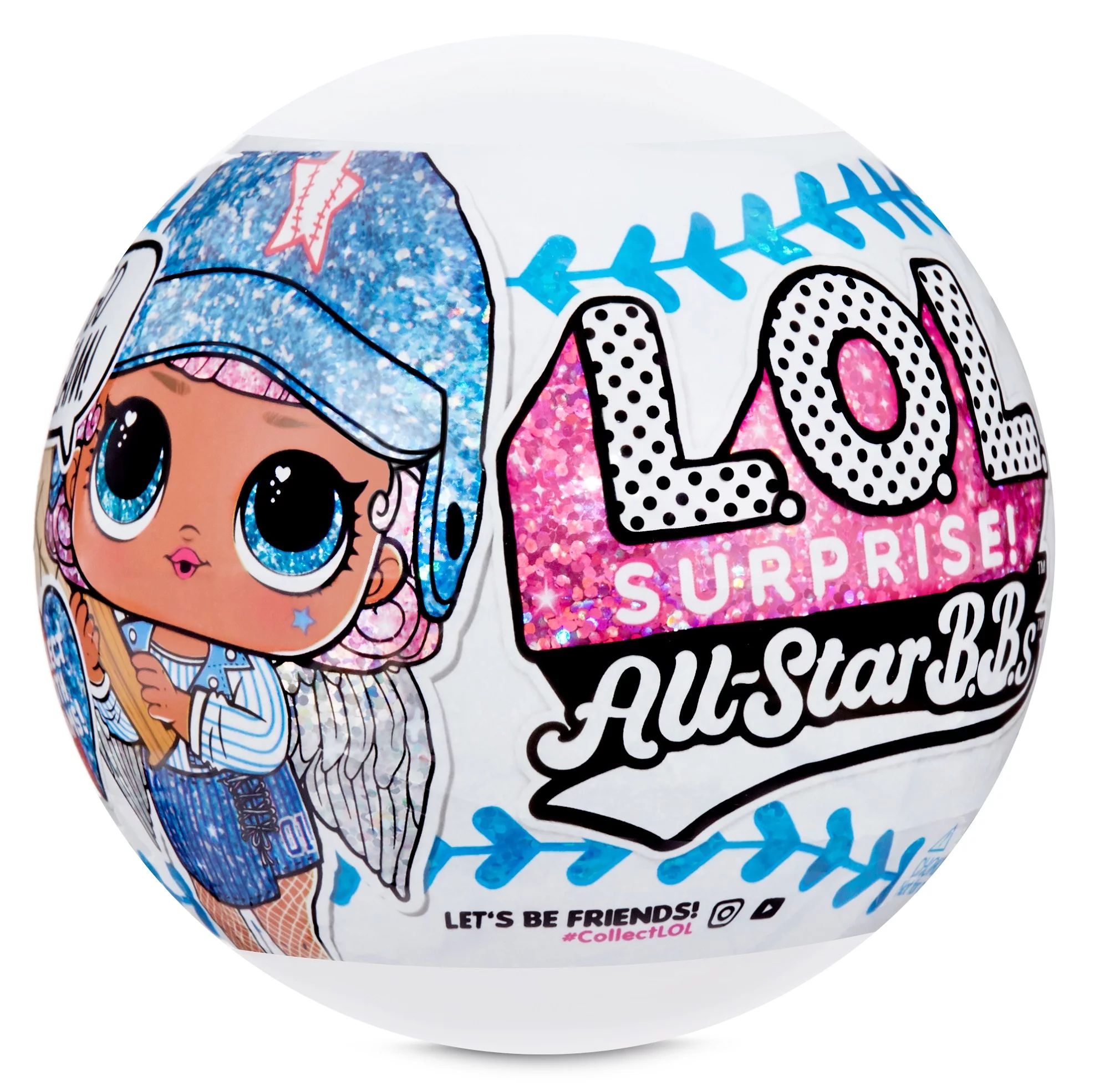 LOL Surprise All-Star BBs Sports Series 1 Baseball Dolls with 8 Surprises Including Glitter Doll,... | Walmart (US)