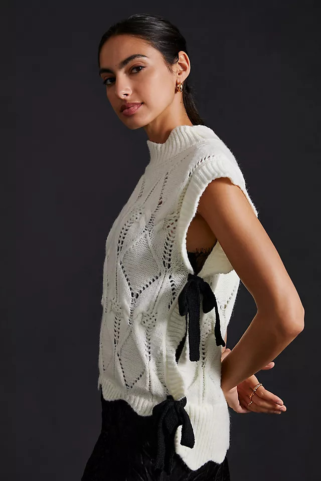 Knit Bow Vest | Anthropologie (US)