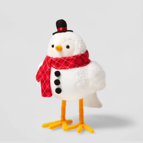 Bird Dressed as Snowman Decorative Figurine - Wondershop™ | Target
