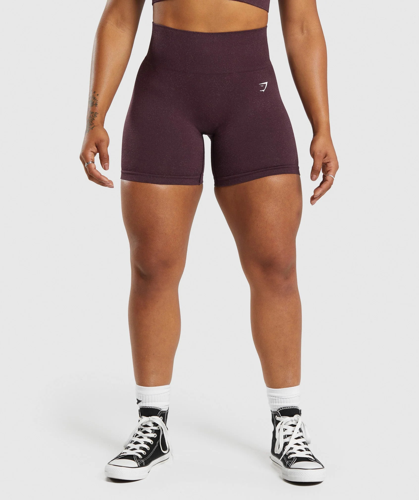 Gymshark Adapt Fleck Seamless Shorts - Depth Purple/ Steel Purple | Gymshark CA
