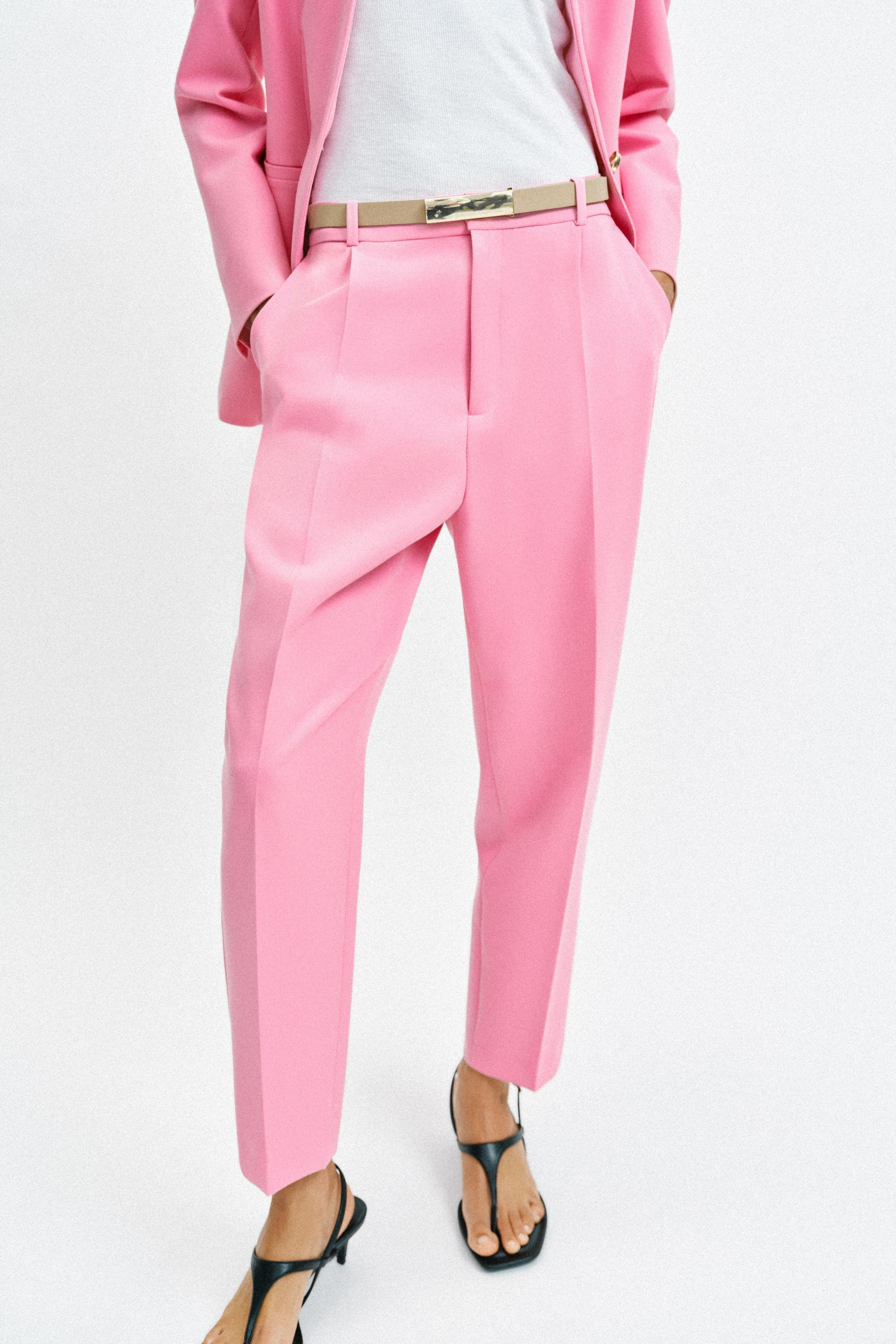PANTALONI ALLA CAVIGLIA CON CINTURA | Zara IT