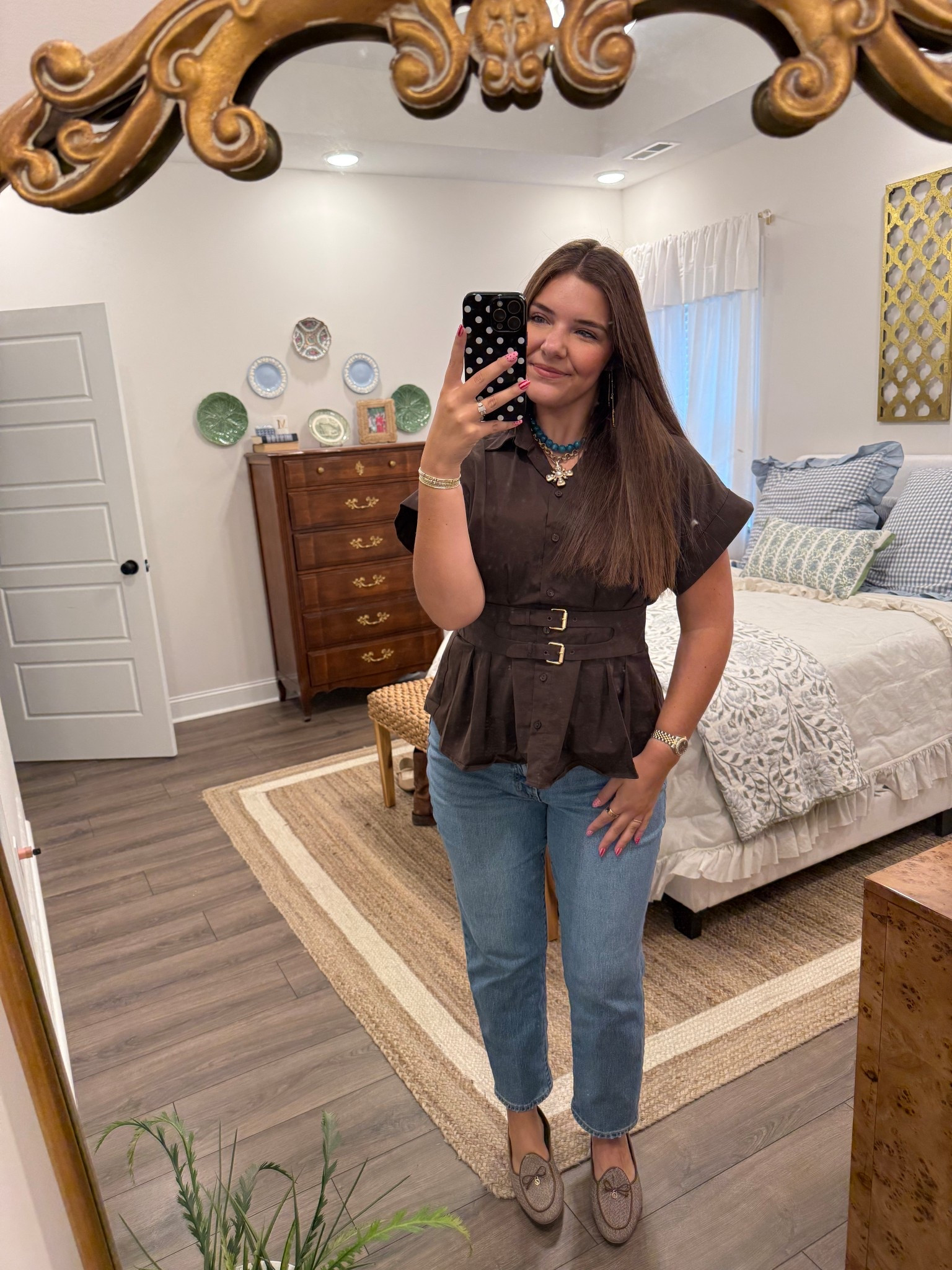 Early fall transition outfit 🤎

#LTKStyleTip #LTKWorkwear #LTKSeasonal