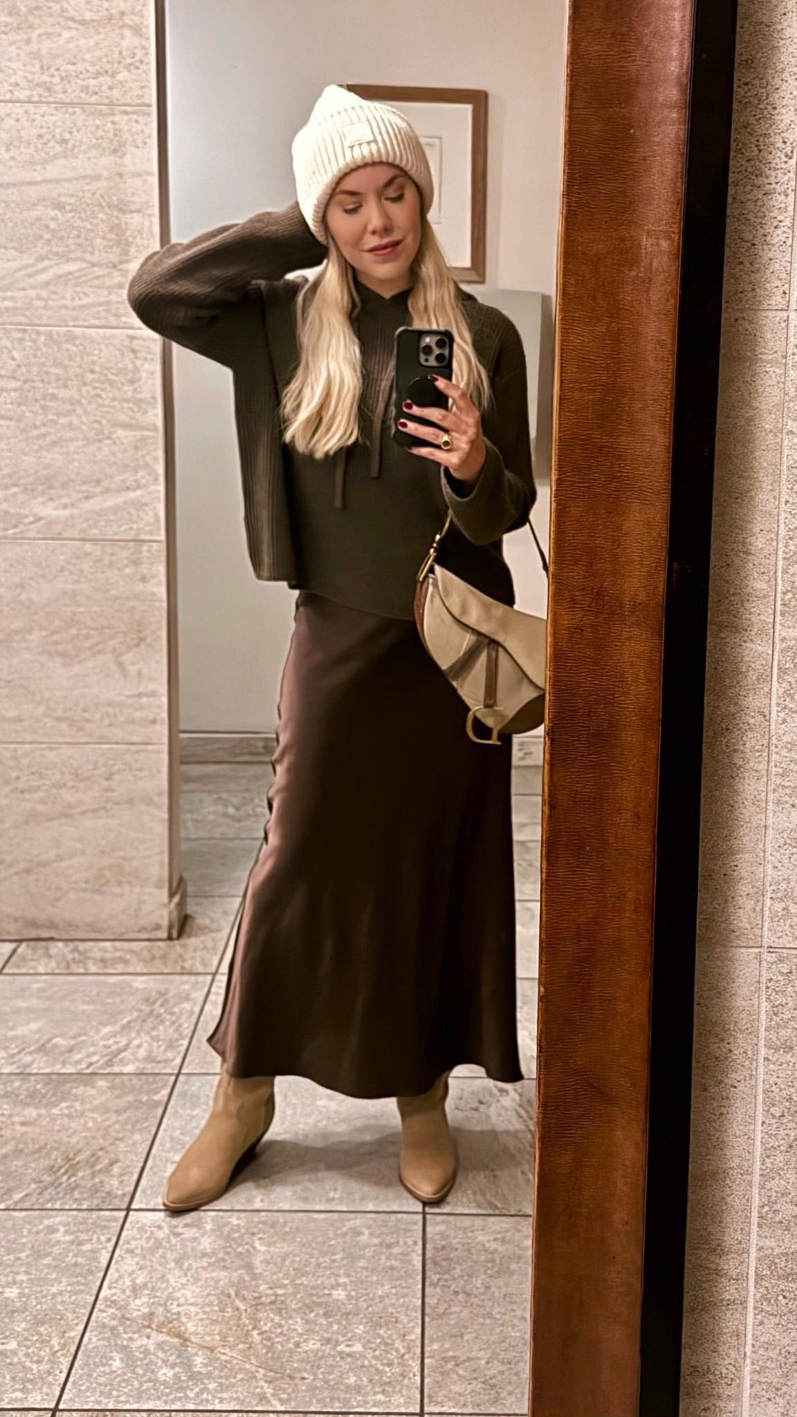 So amazed with these quality pieces from Quince. Going on 3 year of wearing them and they still look new!
And for the first time ever I found my exact bag for sell!
I was obsessed with it and bought it around 2003 and still love it.
And these boots have Isabel Marant vibes for waaaay less.

Dior saddle bag
Wester boots

#LTKootd #LTKstorytime #LTKdayinmylife