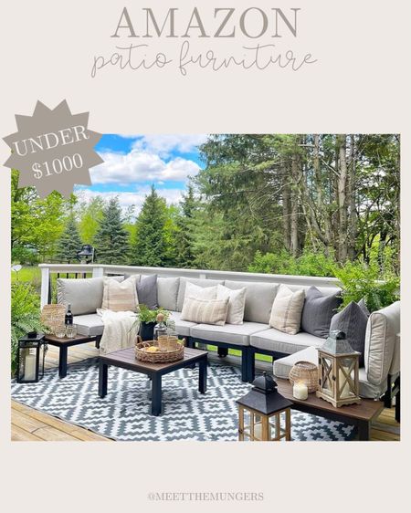 Amazon Patio Furniture Sectional under $1,000

patio furniture / patio / backyard / outdoor furniture / affordable patio set / amazon patio / summer



#LTKhome #LTKSeasonal #LTKsalealert
