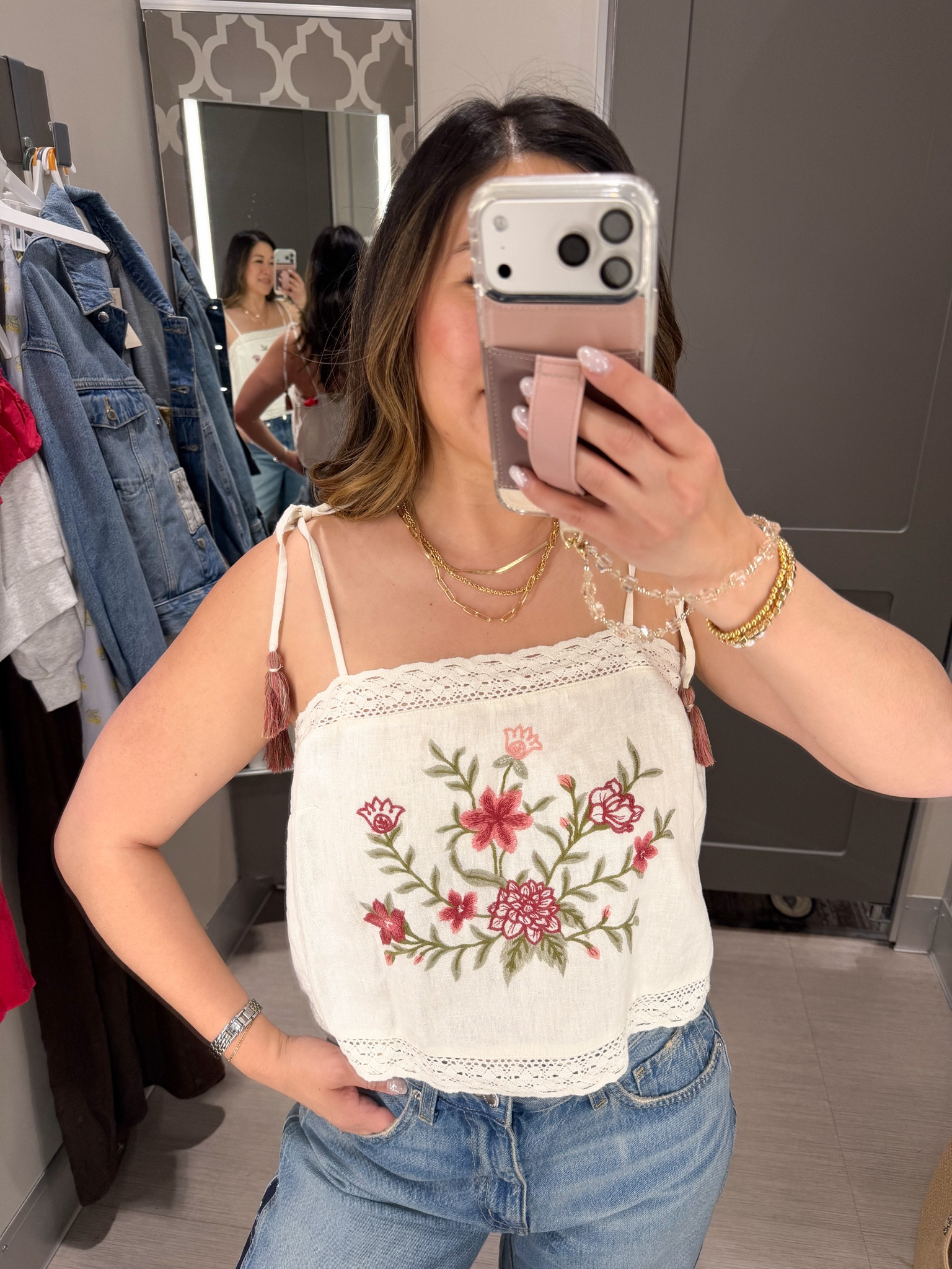 Target new arrival // floral tank // summer outfit

#LTKootd #LTKSeasonal #LTKPetite