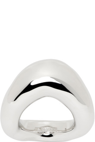 Silver Band Ring | SSENSE