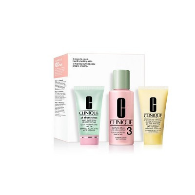 Clinique 3-Step Skin Care Kit - Skin Type 3 - 4oz/3ct - Ulta Beauty | Target