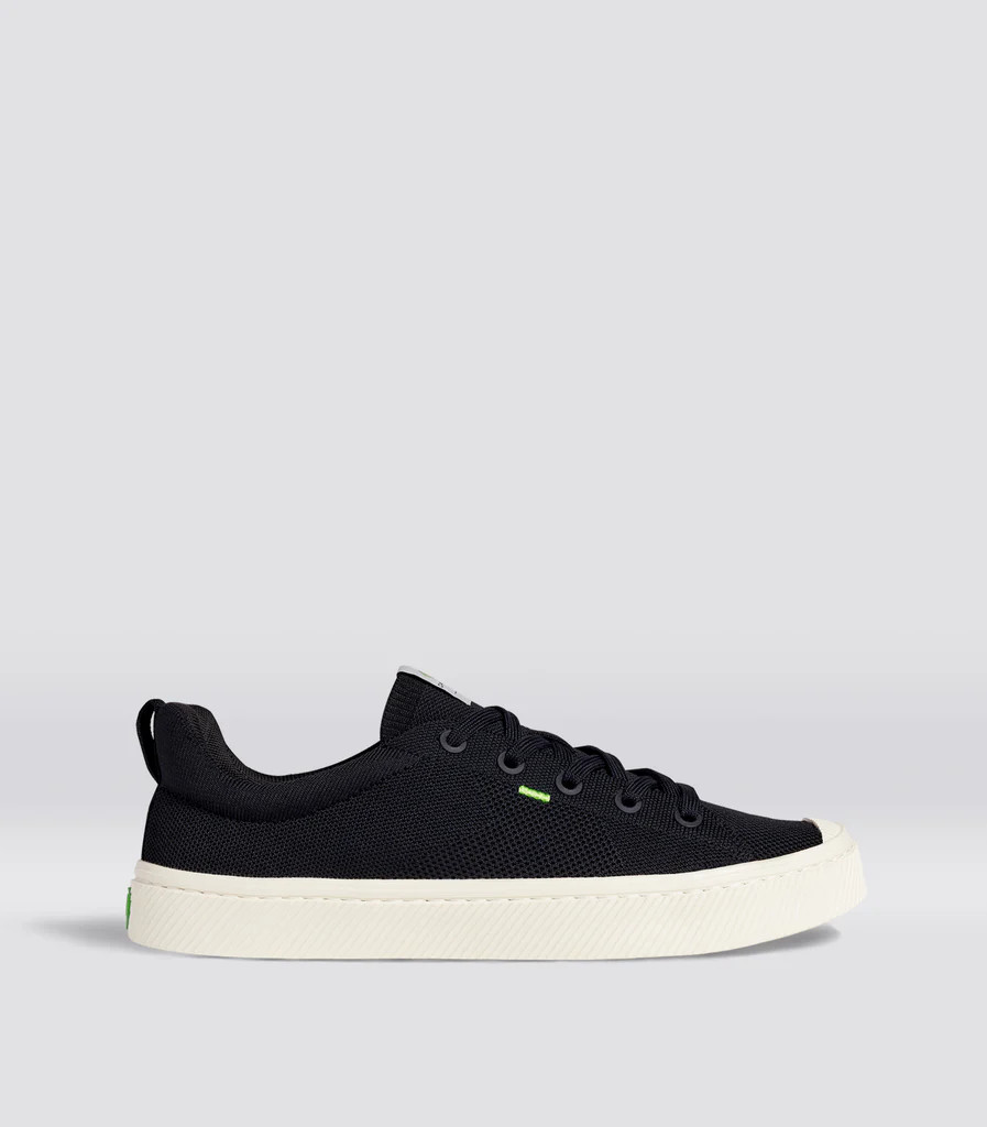 IBI Low Black Knit Sneaker Women | Cariuma