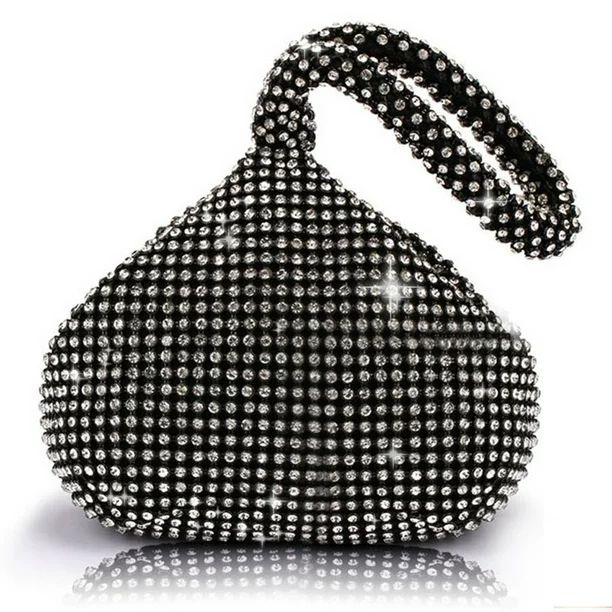 TOPCHANCES Women Ladies' Triangle Bling Glitter Purse For Girls Crown Box Clutch Evening Luxury B... | Walmart (US)