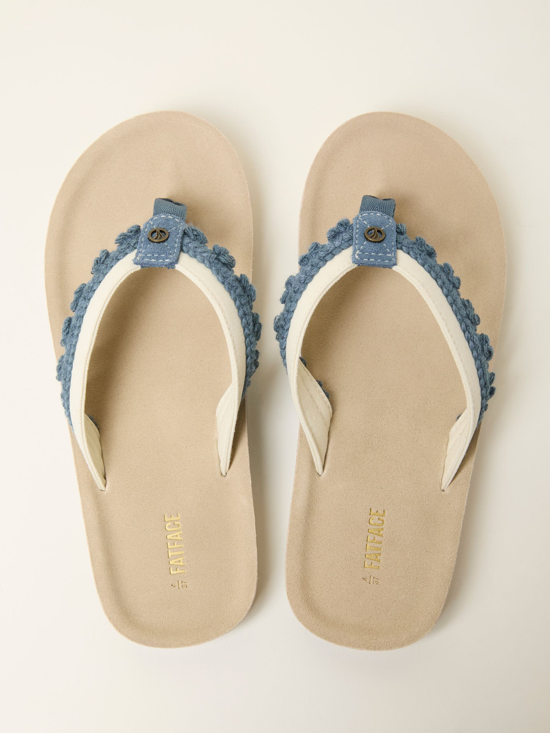 Somerton Blue Flip Flop | Fat Face