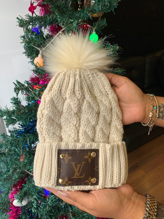 Upcycled Louis Vuitton Beanie, FAST SHİPPİNG, Lv Beanie Hat, Designer Beanie, Lv Beanie Cap, Lv... | Etsy (US)