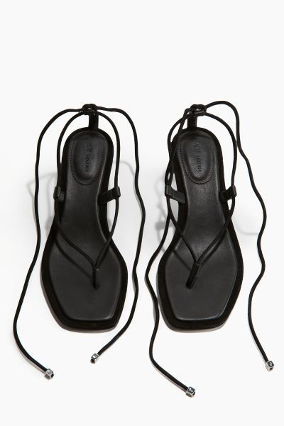 Heeled suede sandals | H&M (UK, MY, IN, SG, PH, TW, HK)