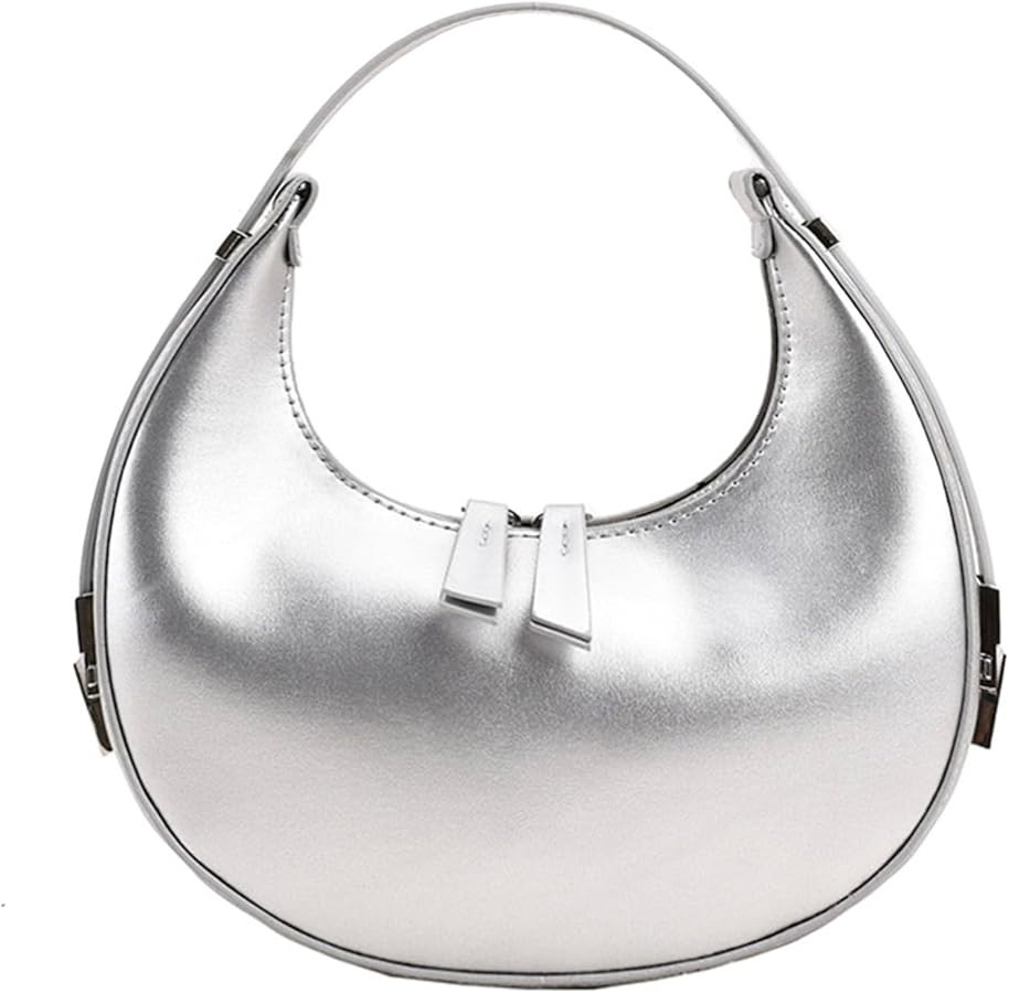 Small Purse for women,Trendy Cute Shoulder Bags Small Clutch Hobo Tote Handbag With Double Zipper... | Amazon (US)