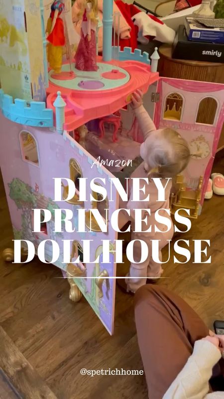 Both of my girls love this adorable wooden Disney princess dollhouse! The dolls spin and dance to music on the rooftop when you press a button (dolls are not included). 

#castle #royal #girls #tiara #toy 

#LTKhome #LTKfamily #LTKkids