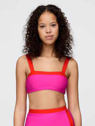 Colorblock Bandeau Bikini Top | Gap (US)