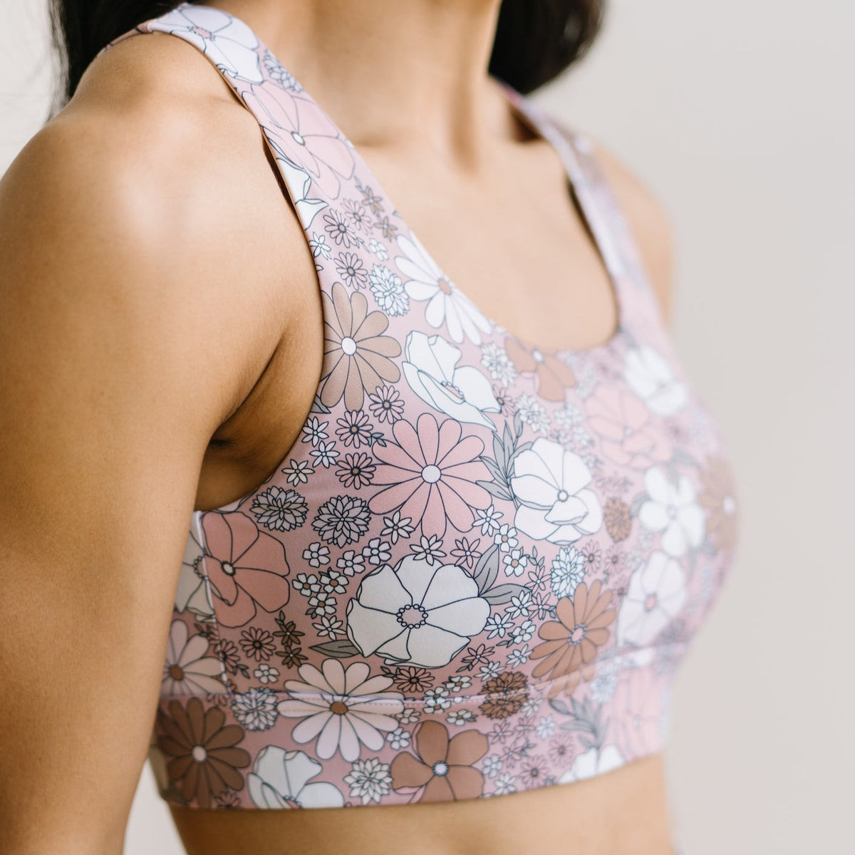 Fierce Sports Bra - Pink Retro | MT SPORT | Maven Thread